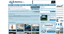 Desktop Screenshot of motorfever.de