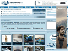 Tablet Screenshot of motorfever.de